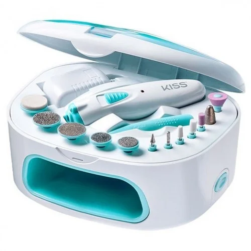 Kiss Power File Nail File and Nail Dryer all-in-one kit