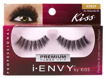 Kiss i ENVY 100% Human Eyelash Full Strip Au Naturale 02, KPE09