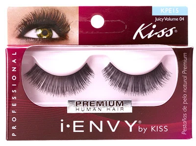 Kiss i ENVY 100% Human Eyelash Full Strip Juicy Volume 04, KPE15
