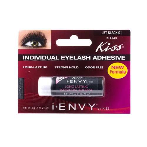 Kiss i ENVY Long Lasting Individual Eyelash Adhesive Glue-Jet Black, KPEG01