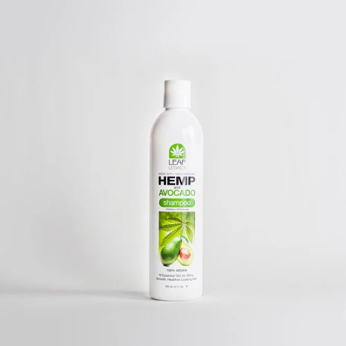 IC Leaf Legacy Hemp & Avocado Shampoo 100% Vegan 12 oz.