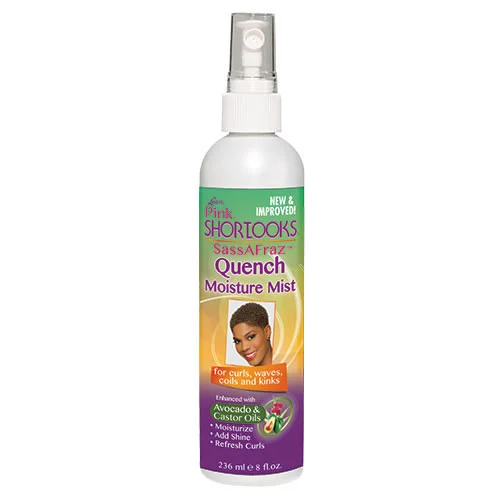 Luster's Pink Short Looks SassAFraz Quench Moisture Mist 8 oz