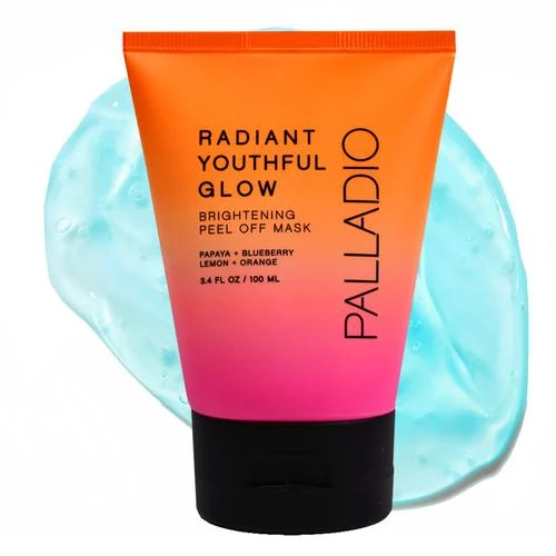 Palladio Radiant Youthful Glow Brightening Peel Off Mask 3.4 Oz