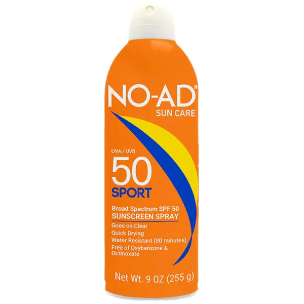NO AD Sunscreen Spray Sport SPF50 9 oz