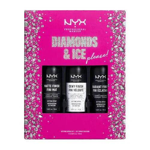 NYX Professional Diamonds + Ice Mini Setting Spray Kit 01