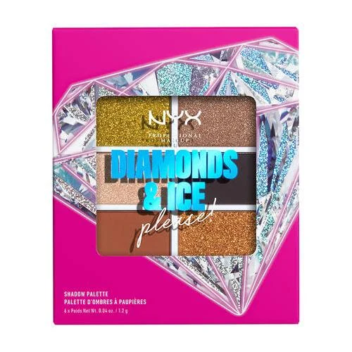 NYX Professional Diamonds + Ice Shadow Pallet- Jeweled + Jaded
