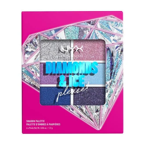 NYX Professional Diamonds + Ice Shadow Pallet-Sky Gems