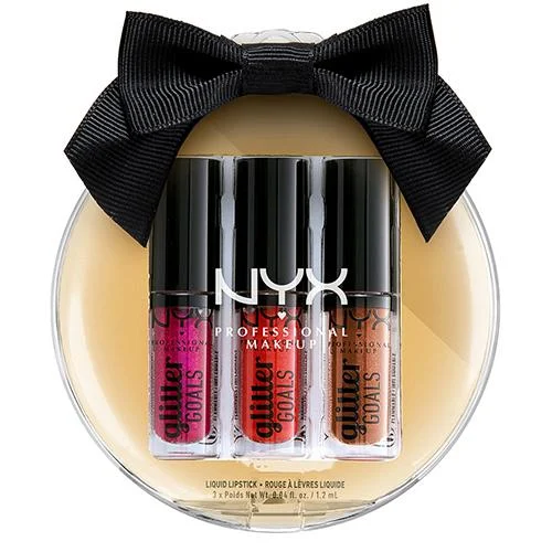 NYX Professional Love Lust Disco Glitter Goals Lipstick Disco Ball