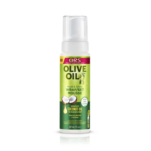 ORS Organic Root Stimulator Olive Oil Wrap Set Mousse 7 oz