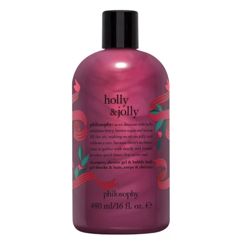 Philosophy Shower Gel-Holly + Jolly 16 oz