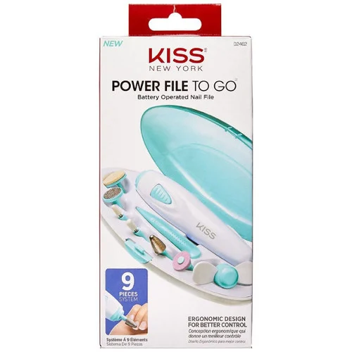 Kiss Power File To Go Battery Operated Nail File 2462