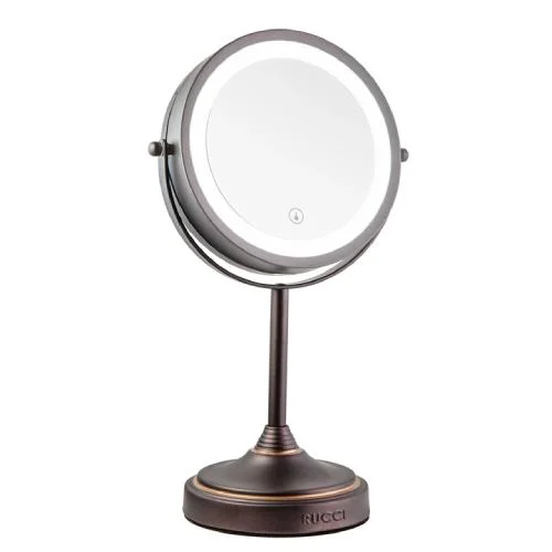 Rucci 7X/1X LED Touch Vanity Mirror-Oil Rubbed Bronze Finish