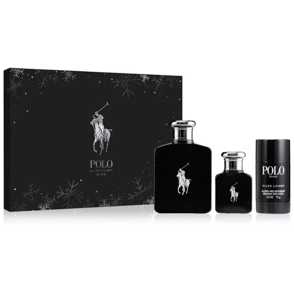 Ralph Lauren Polo Black Men's Gift Set 3 pc