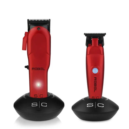 Stylecraft Super-Torque Rebel Trimmer & Rebel Clipper Combo - Red