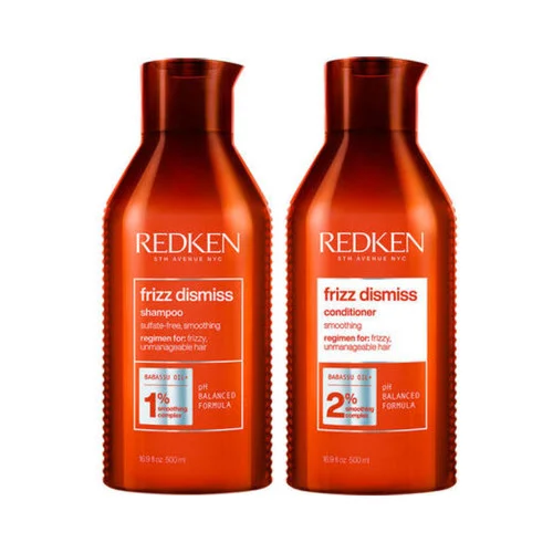 REDKEN Frizz Dismiss shampoo and conditioner combo 16.9 oz.