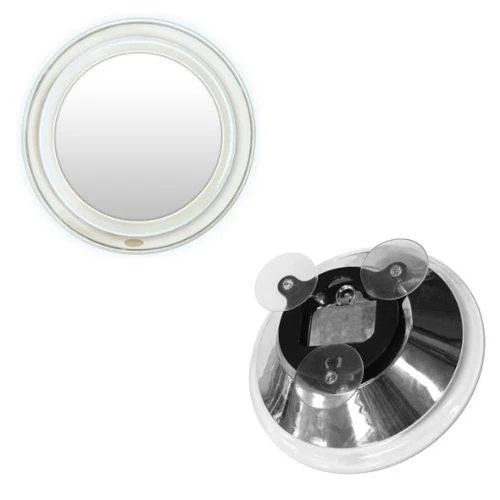 Rucci 7x LED Super Bright Suction Mirror