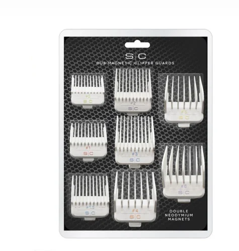 GAMMA+ Double Dub Magnetic Guards White - 8 pcs