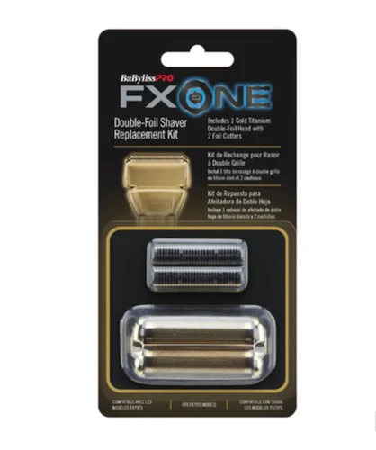 Babyliss Pro FXONE Gold Double-Foil Shaver Replacement Kit FX79FSG