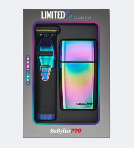 BaByliss PRO Iridescent FX Skeleton Trimmer & Double Foil Shaver