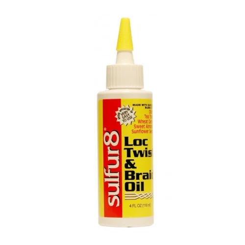 Sulfur 8 Loc Twist & Braid Oil 4 oz