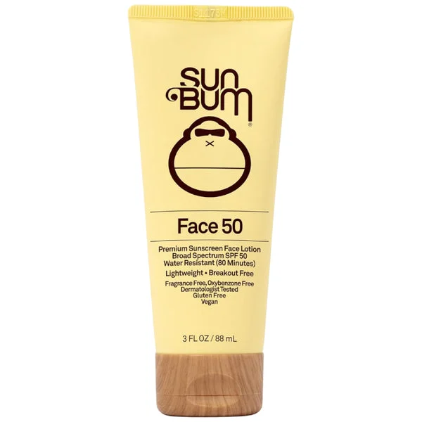 Sun Bum SPF 50 Clear Face Sunscreen Lotion 3 oz