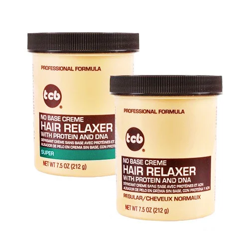 TCB No Base Creme Hair Relaxer with Protein and DNA