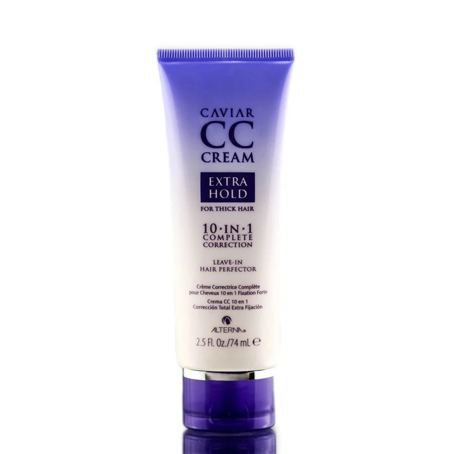 Caviar CC Cream Extra Hold for Thick Hair 10-in-1 & Leave-In Hair Perfector - Option : 2.5 oz