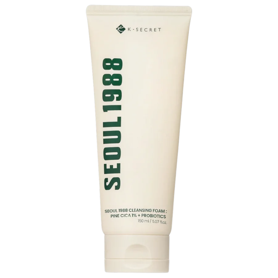 SEOUL 1988 Cleansing Foam Pine Cica 1% + Probiotics - 5.07 oz