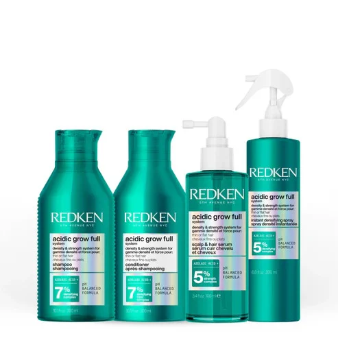 Redken Acidic Grow Full System — Complete Routine for Thinning Hair