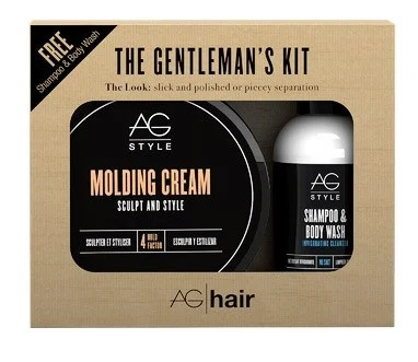 AG Hair The Gentlemans Kit Molding Cream Duo