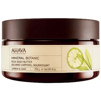 Ahava Mineral Botanic Body Butter Lemon + Sage 8 oz