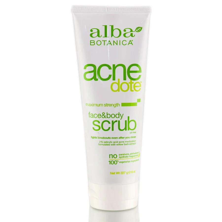 ACNEDote Maximum Strength Face & Body Scrub - 8 oz