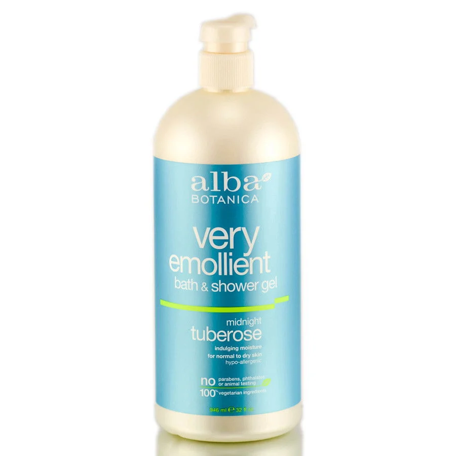 Very Emollient Bath & Shower Gel - Midnight Tuberose - 32 oz