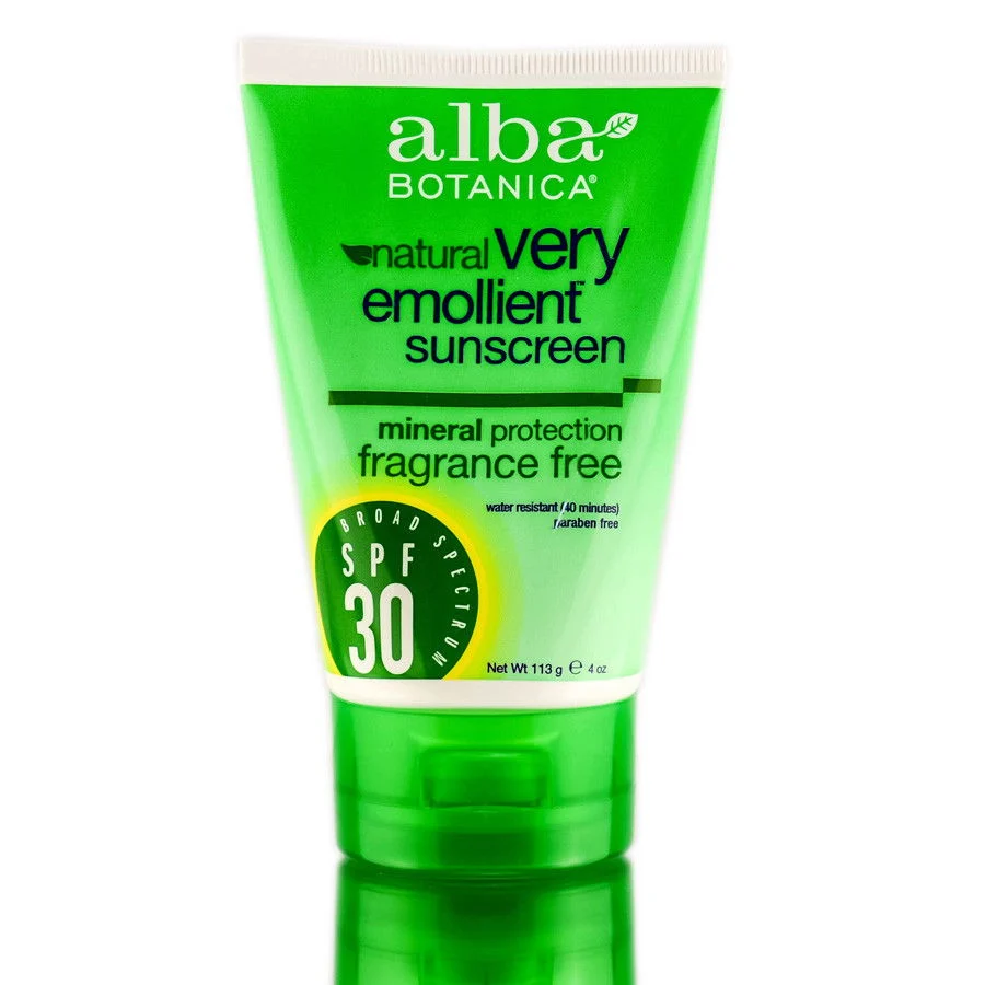 Very Emollient Sunscreen Mineral Protection Fragrance Free - 4 oz