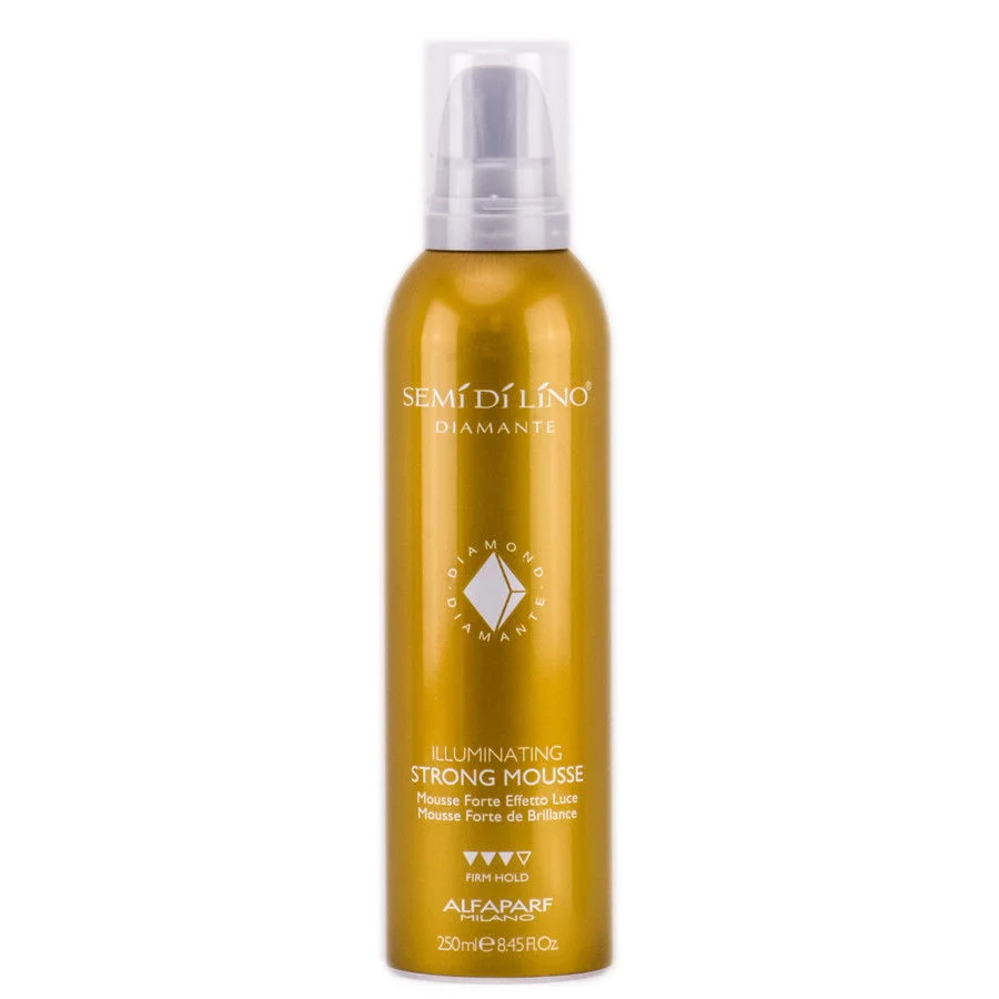 Alfaparf Semi Di Lino Diamante Illuminating Strong Mousse - Size : 8.45 oz / strong