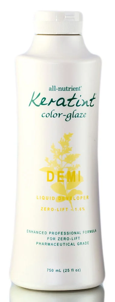 All-Nutrient Keratint Color-Glaze Demi Liquid Developer 1.6% Zero Lift - 25 oz
