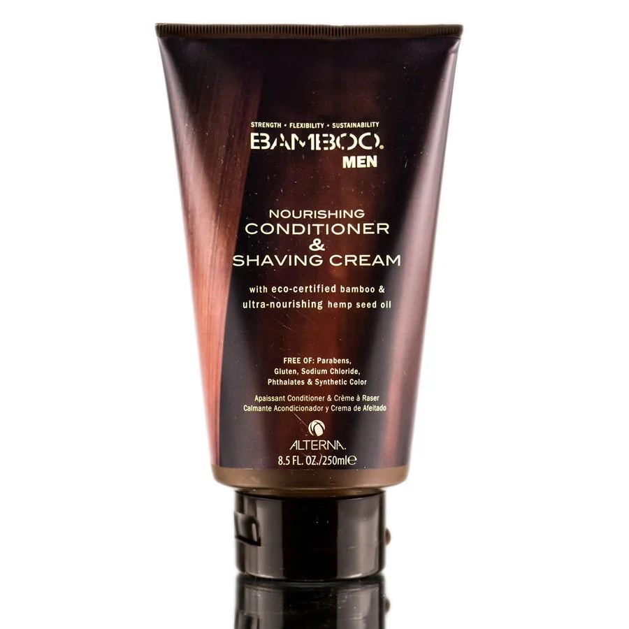 Bamboo Men Nourishing Conditioner & Shaving Cream - Size : 8.5 oz