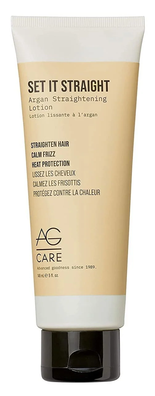 AG Hair Care Set It Straight Smooth Argan Straightening Lotion - 5 oz