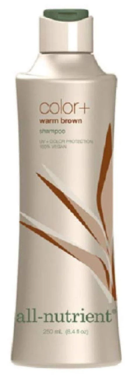 All - Nutrient Color + Warm Brown Color Shampoo - Size : 8.4 oz