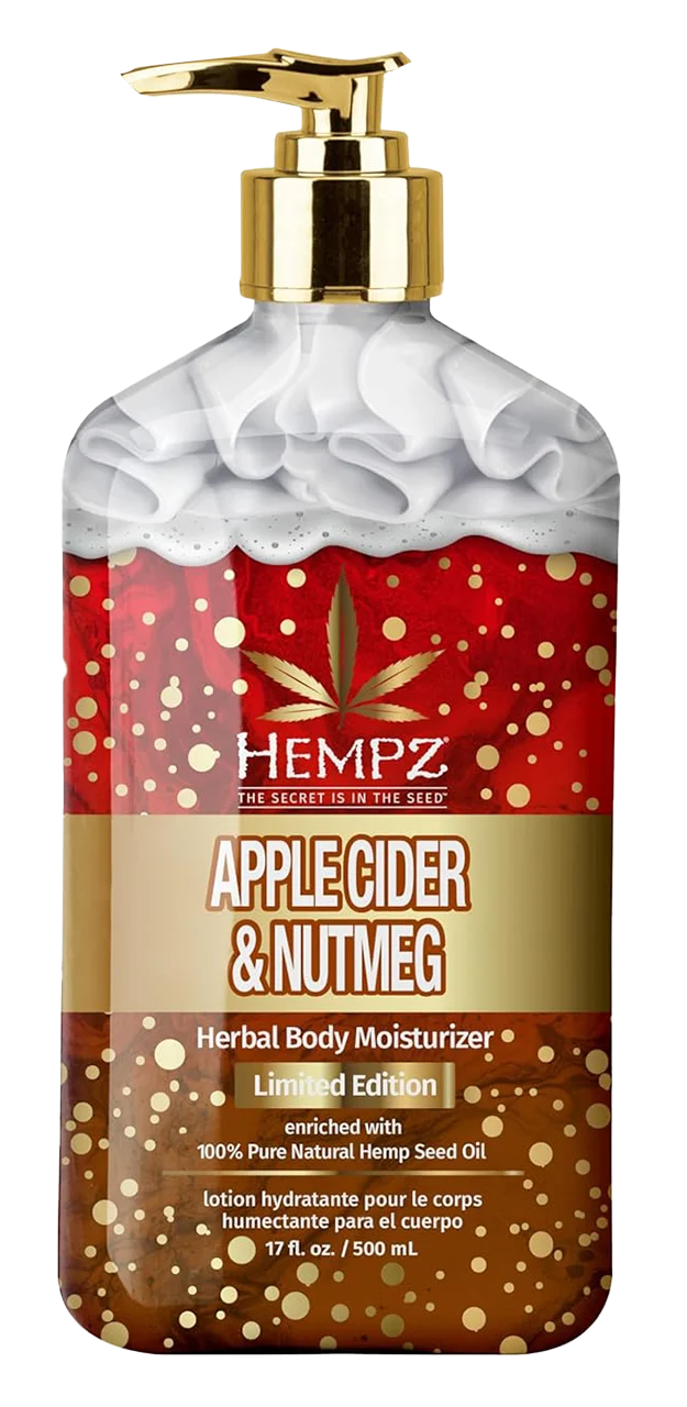 Apple Cider & Nutmeg Herbal Body Moisturizer Limited Edition - 17 oz