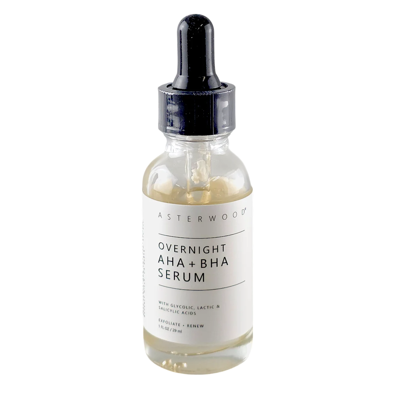 Overnight Exfoliating Aha+Bha Serum - 1 oz