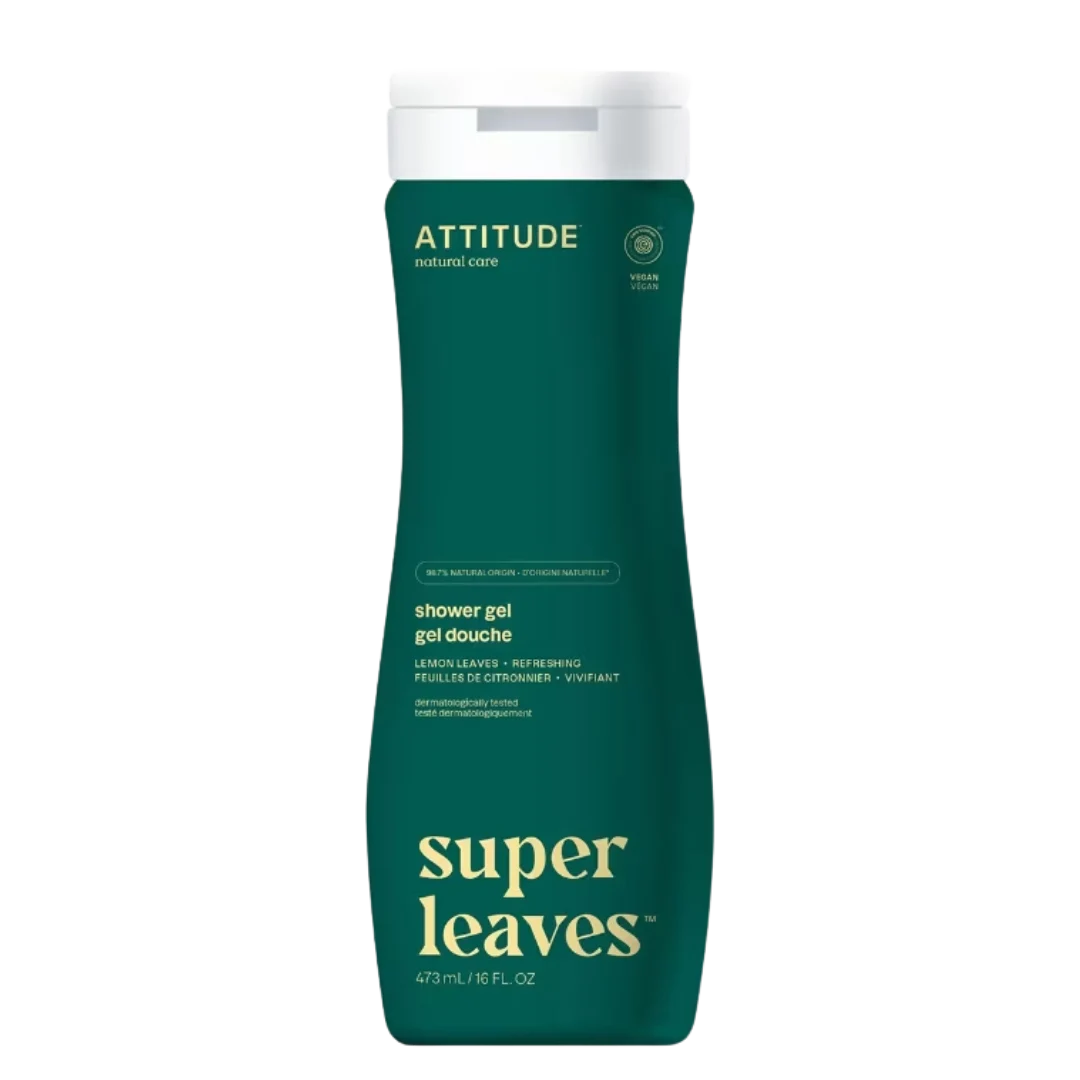 Natural Care Super Leaves Shower Gel Lemon Leaves Refeshing - 16 oz