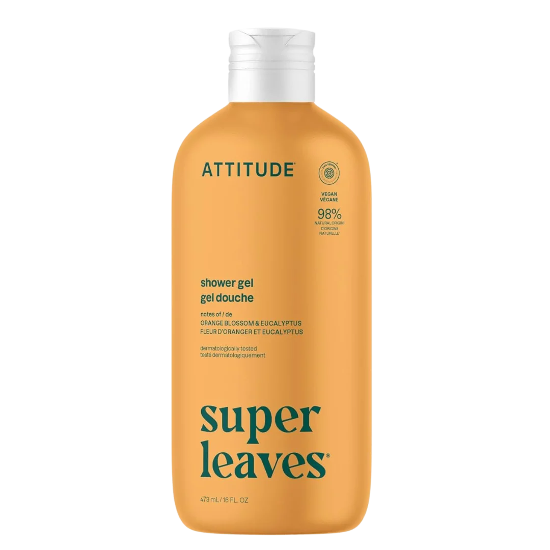 Super Leaves Energizing Shower Gel Orange Leaves - 16 oz