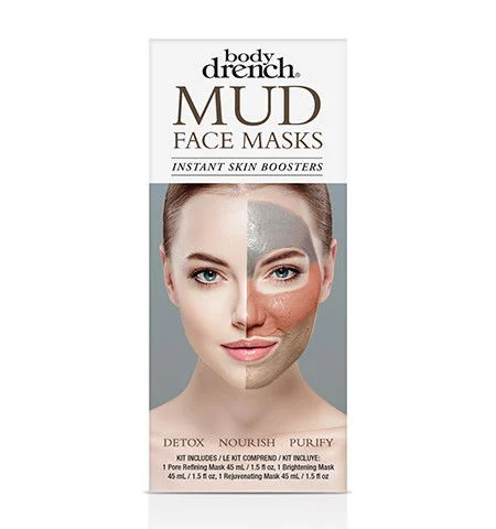 Mud Face Mask Instant Skin Boosters - Option : 3 Pc