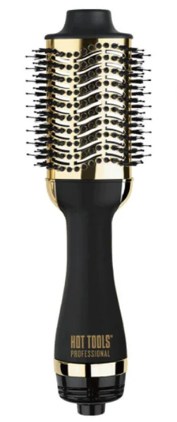 Professional 24K Gold One-Step Pro Blowout Styler - Black