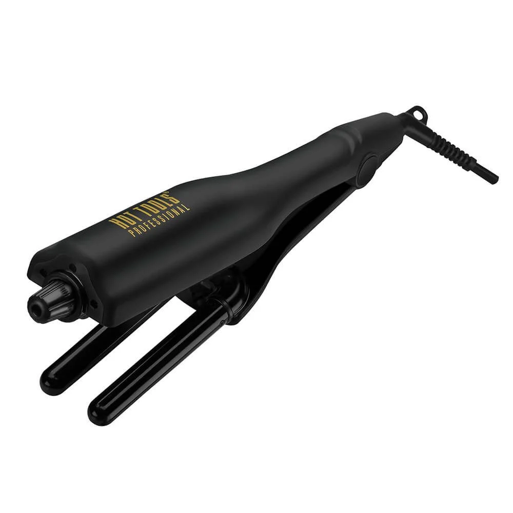 Professional Black Gold Adjustable Multi-Hair Waver - 3/4"