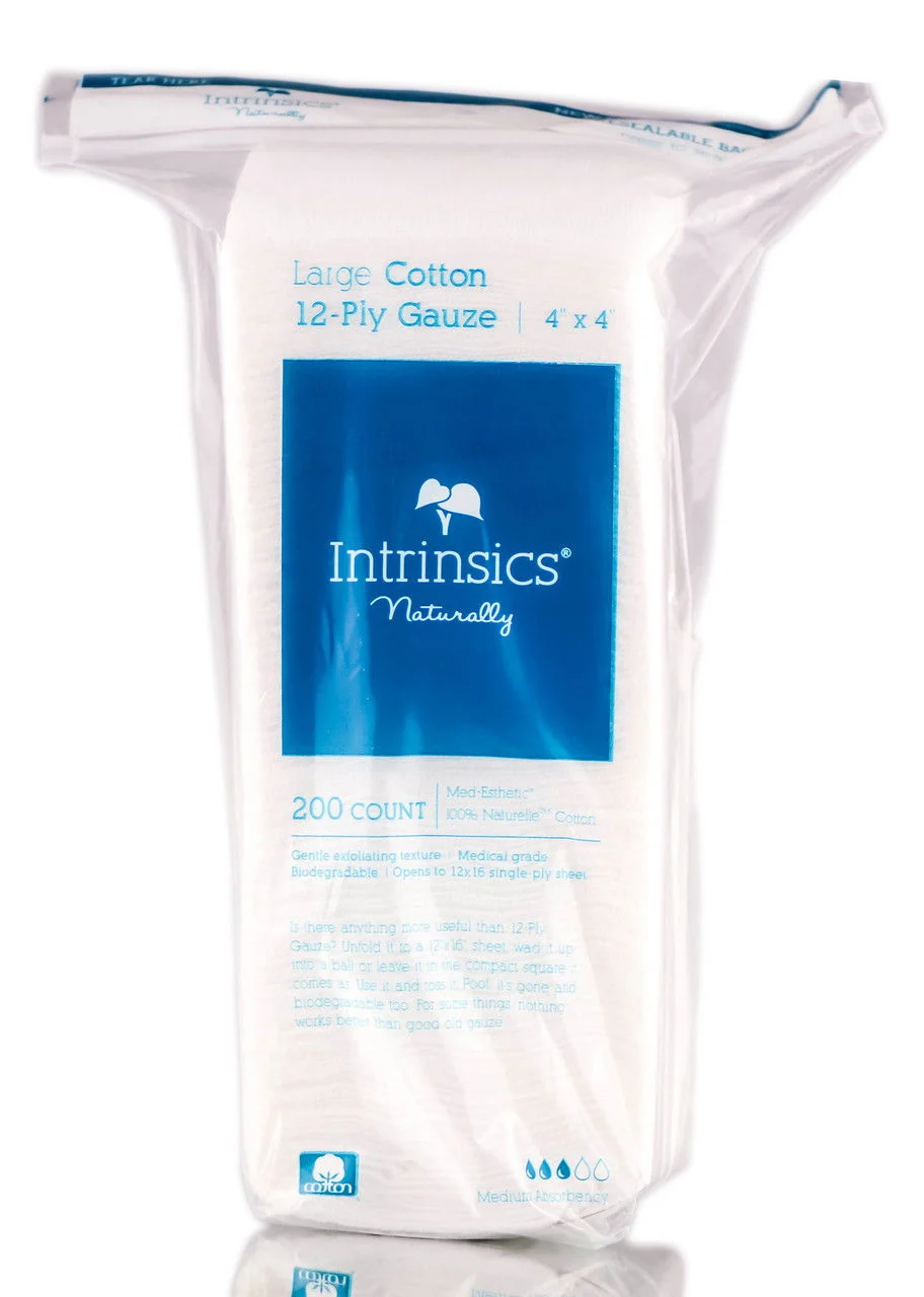 Naturally Large Cotton Gauze - 4"x4" / 200 count