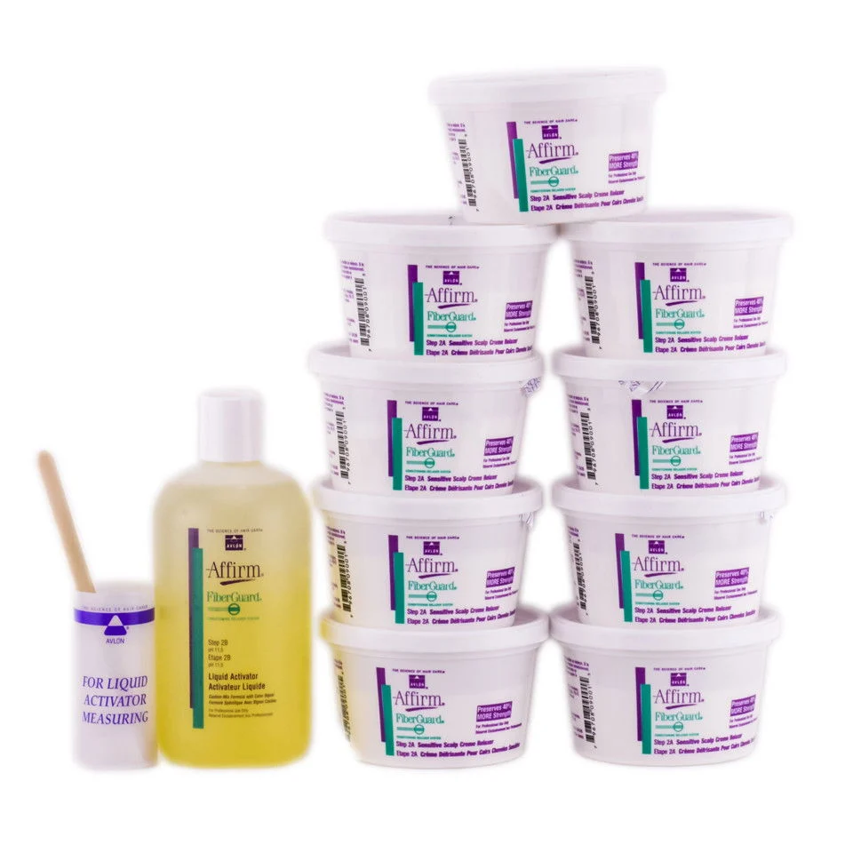 Avlon Affirm FiberGuard Sensitive Scalp Relaxer - Option : 9 applications - FIBERGUARD