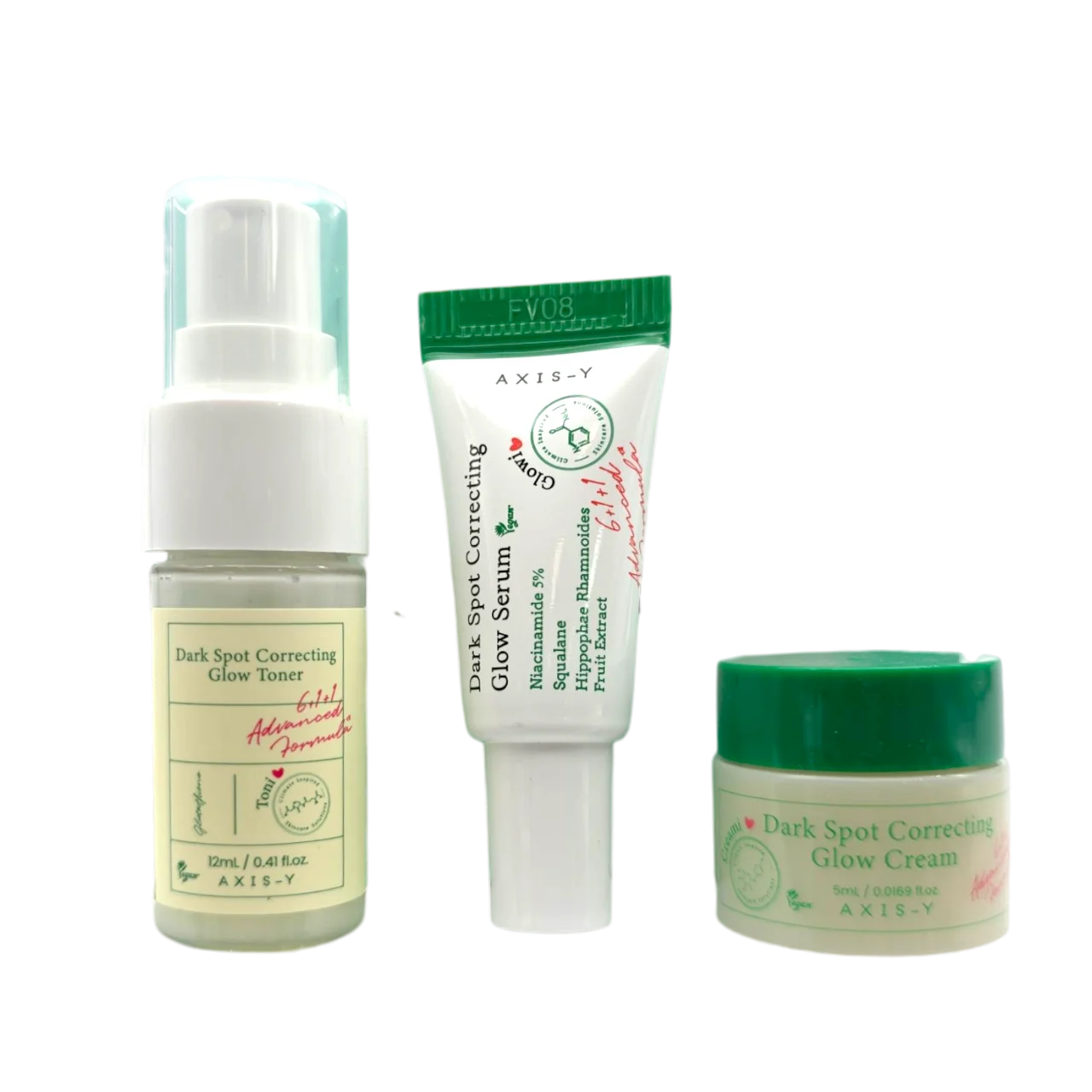The Mini Glow Trio Dark Spot Correcting Set - 0.2 oz/travel size