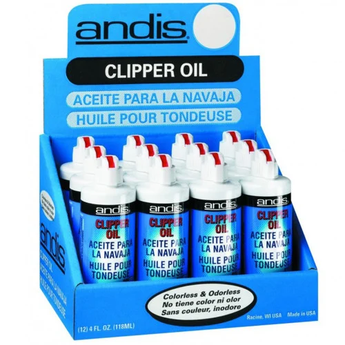 Andis Liquid Clipper oil 4 oz. in (12 Pack)